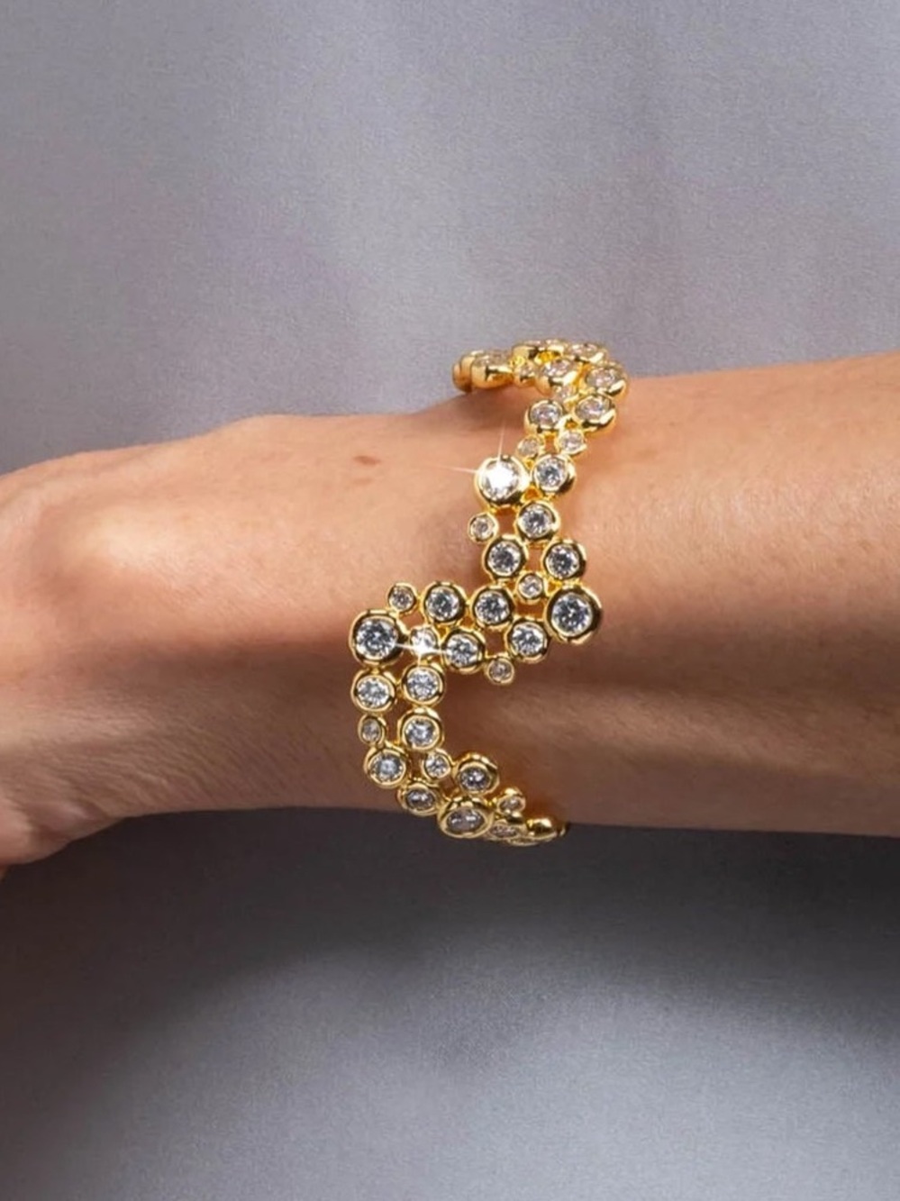 Alexis Bittar Asterales Wave Cuff Bracelet